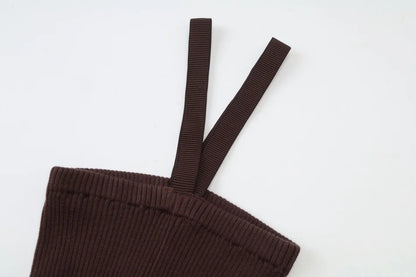 Sibling Matching Brown Plaid Clothing with Dress, Romper, Pants and Knitwear Options, AS AW26 Chestnut Styles for Babies, Kids and Teens