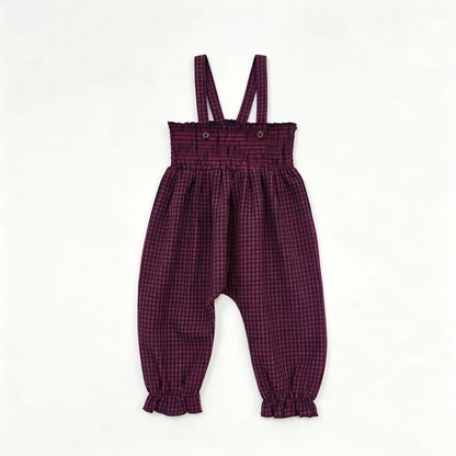Maroon Gingham Sibling Matching Outfits, Cotton Navy and Burgundy Sweatshirt Dresses, Tops, Jumpers and Baby Rompers for Boys and Girls
