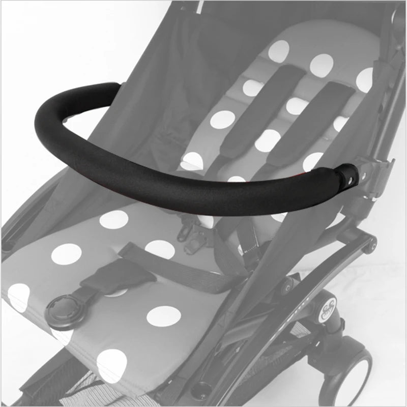 Stroller Footrest and Armrest Accessory Options, 16 cm or 21 cm Oxford Cloth Footboard with Optional Bumper Bar for Compatible Pushchair Frames