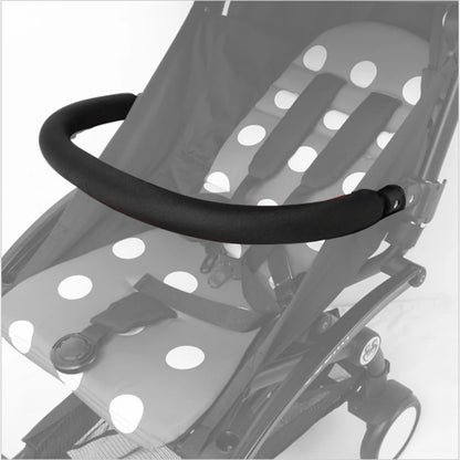 Stroller Footrest and Armrest Accessory Options, 16 cm or 21 cm Oxford Cloth Footboard with Optional Bumper Bar for Compatible Pushchair Frames