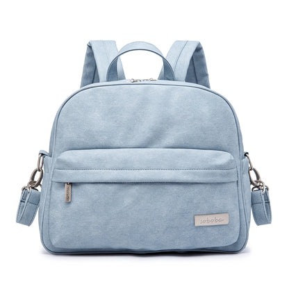 Diaper Backpack for Quick Outings, Lightweight Baby Changing Bag with Front Zip Pocket and Top Handle for Newborn Essentials