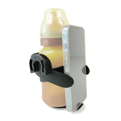 Stroller Cup Holder for Selected Cybex Models with Listed Phone Slot, Black Drink Accessory for Priam, Mios, Balios S, Eezy and Gazelle S