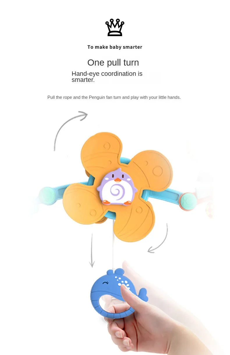 Stroller Activity Toy Arch with Colorful Hanging Play Details, Ocean or Bee Theme Clip-On Baby Play Bar for Supervised Sensory Exploration