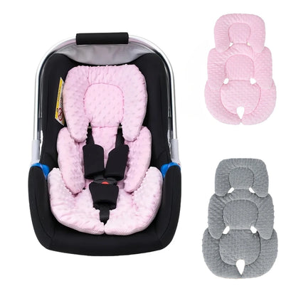 Stroller Seat Pad in Polyester-Cotton, Padded Baby Cushion with Double-Sided Options, 60 x 36 cm Liner for Compatible Strollers