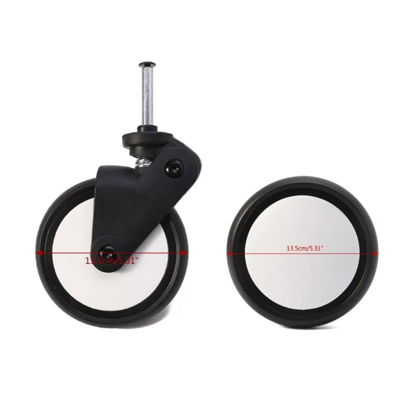 YOYO and YOYA Stroller Replacement Wheels, Rubber Front and Rear Wheel Options for Model-Matched Babyzen Pushchair Repair and Everyday Maintenance