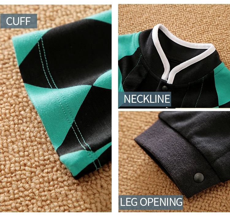 Baby Cosplay Romper with Anime-Inspired Layered Outfit Styling, Long Sleeve Cotton Infant Costume for Boys and Girls Photos and Halloween, 59-90 cm