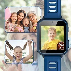 Kids Learning Smartwatch with 24 Games, Selfie Camera, 100 Learning Cards, 10 Audio Stories and Habit Alarms for Boys and Girls Ages 4–12