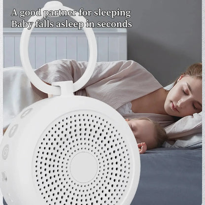 29-Sound Baby White Noise Machine with 3/6/9-Hour Timer, Compact Portable Sleep Soother for Nursery, Bedroom and Travel Relaxation