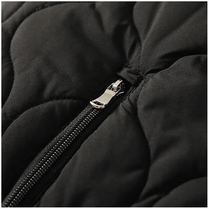 Baby Quilted Hooded Jumpsuit with Bear Ears, Plush-Look Hood Trim and Front Zipper, Long Sleeve Winter One-Piece Clothing for Infants and Toddlers