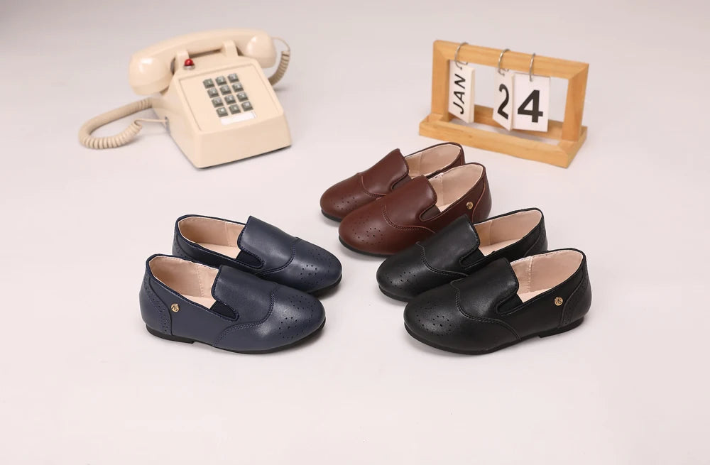 Toddler Dress Shoes for Boys and Girls, AS Classic Oxford, Loafer, Mary Jane and T-Bar Flats for Weddings, Parties and Family Photos