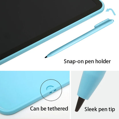 Kids LCD Doodle Tablet, 8, 11, 13 or 16-Inch Erasable Drawing and Handwriting Board with Stylus, Screen Lock and Clear Button for Creative Practice