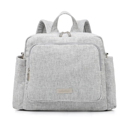 Diaper Bag Backpack with Wide Front Zip Pocket, SOBOBA Baby Essentials Organizer with Side Pockets and Top Handle, 34 x 32 x 12 cm