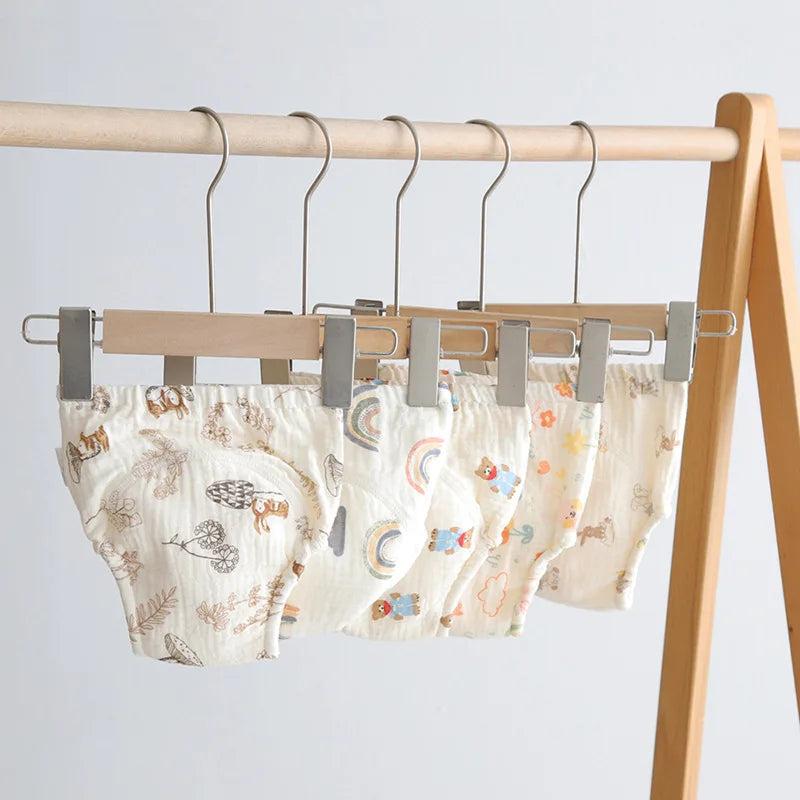 Washable Potty Training Pants Multipack, 4 or 8 Reusable Toddler Underwear Briefs with Printed Designs for Daytime Toilet Learning, Sizes S-XL