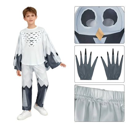 Deer and Owl Cosplay Costume for Kids and Adults, 99 Nights in the Forest Character Outfit for Halloween Parties and Themed Dress-Up