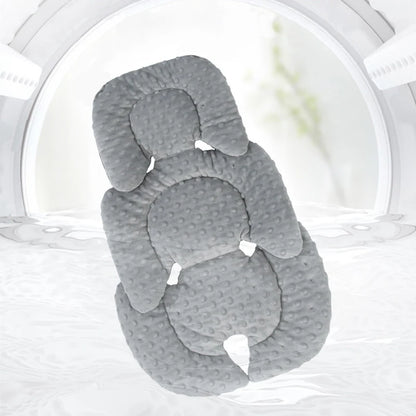 Stroller Seat Pad in Polyester-Cotton, Padded Baby Cushion with Double-Sided Options, 60 x 36 cm Liner for Compatible Strollers
