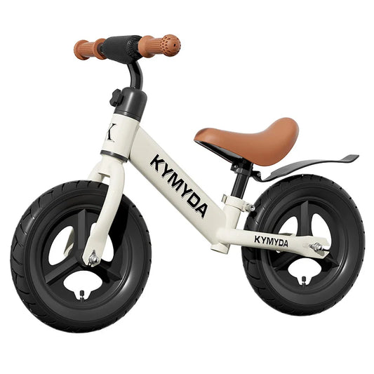 Pedal-Free Kids Balance Bike with Adjustable Seat and Carbon Steel Frame, Foam or Inflatable Wheel Options for Supervised Riding Practice