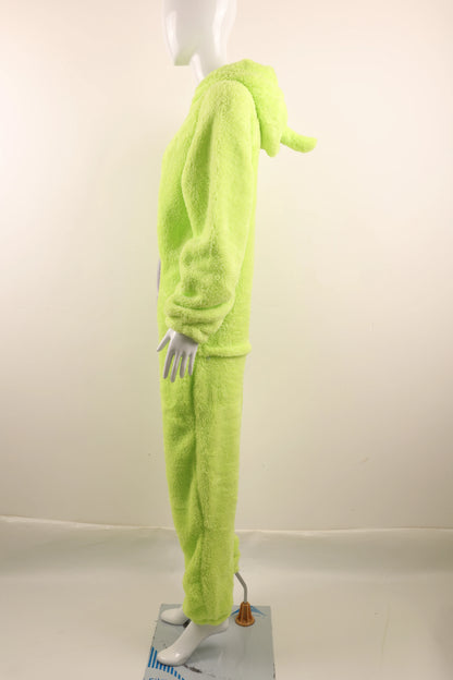 Teletubbies Hooded Onesie Costume for Kids and Adults, Soft Long-Sleeve Character Jumpsuit for Cosplay, Halloween and Family Dress-Up