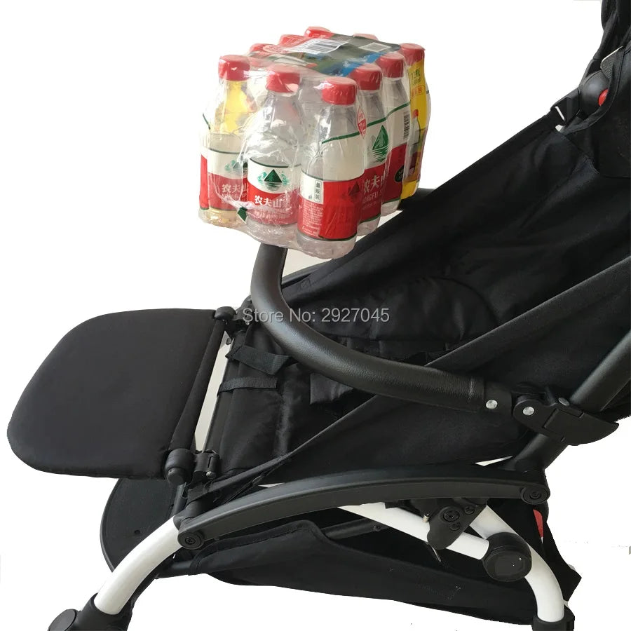 Stroller Armrest and Footrest Set by MomTan, 21 x 32 cm Footboard with PU Leather or EVA Bumper Bar for Compatible YOYO, YOYO2 and YOYO3 Frames