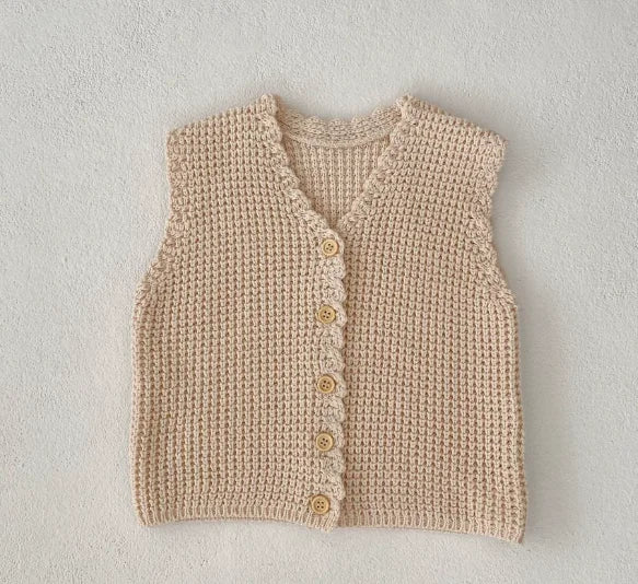 Baby Girl Knit Cardigan Sweaters with Long Sleeves, Korean-Style Infant and Toddler Layering Coats in Multiple Designs, Sizes 3M to 3T