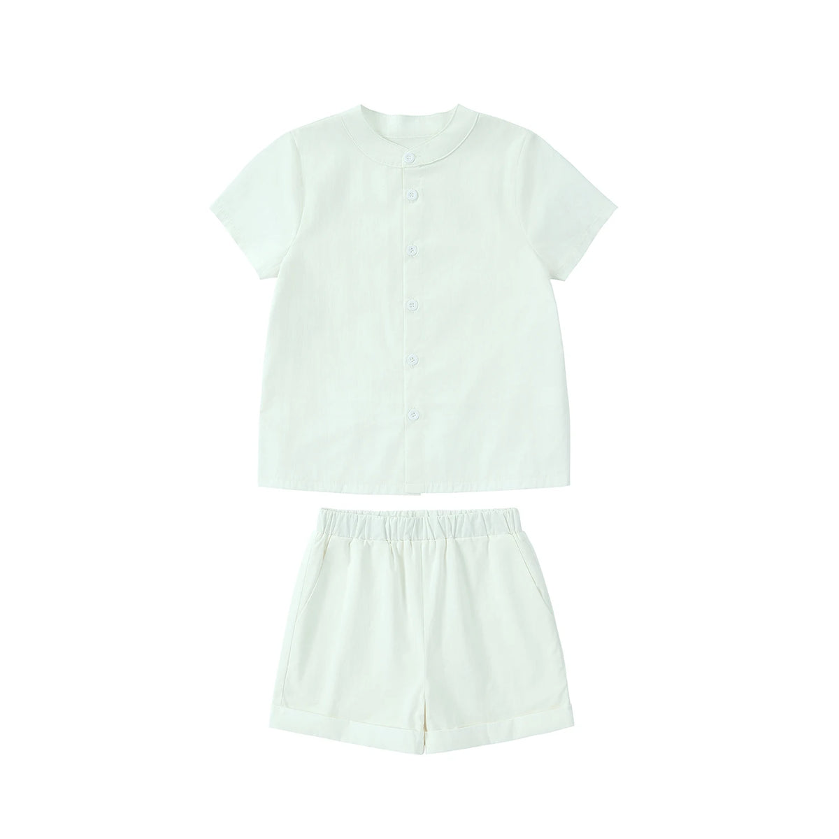 Sage Green Gingham Kids Outfits with Cotton Girls Dress and Baby Romper Options, Lyocell Knit Layers and Boys Separates for Sibling Family Photos