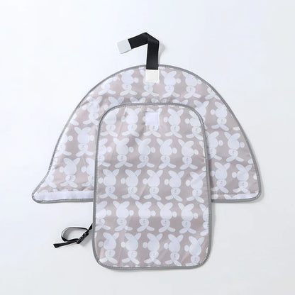 Portable Diaper Changing Mat 64 x 70 cm in Oxford Fabric and Tarpaulin, Waterproof Foldable Baby Change Pad for Diaper Bags and Everyday Outings