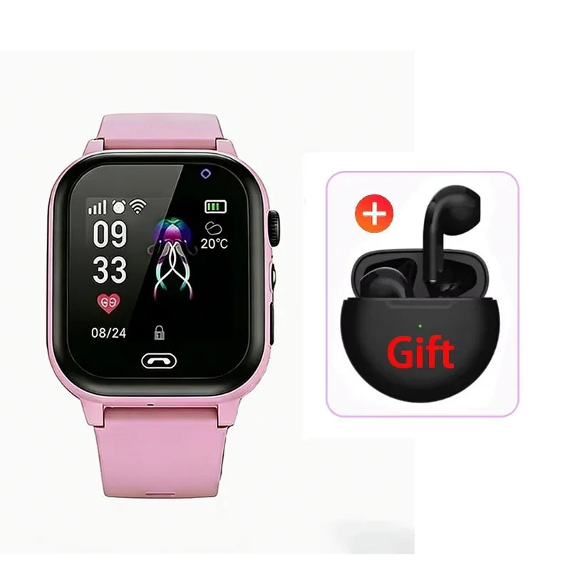 Kids Phone Smartwatch, S30 Camera Wristwatch with Listed SOS Calling, SIM Card Support, Alarm Clock and App Setup for Everyday Family Check-Ins