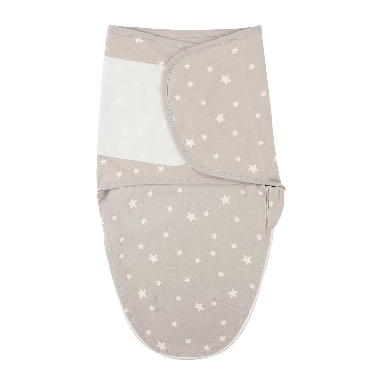 Envelope Baby Swaddle Wrap with Cap, INSULAR Adjustable Cotton Newborn Set in S and M with Animal, Leaf, Rainbow and Star Pattern Options