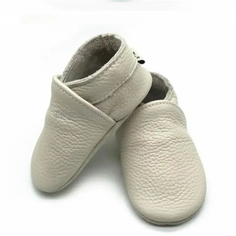 Baby Textured Slip-On Moccasins with Soft Soles and Rounded Toes, Eight Color Options for Infant Boys and Girls, Everyday Outfit Shoes for 0-24 Months