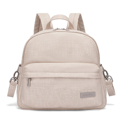 Waterproof Diaper Backpack by SOBOBA | Large Capacity Solid-Color Nappy Changing Bag with Two Straps for Moms and Baby Care Outings