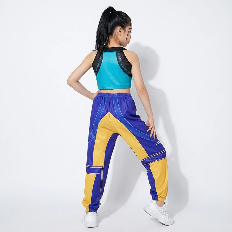 Girls Cosplay Costume Set for Halloween, Dance Performances and Dress-Up with Jacket, T-Shirt and Shorts or Top-and-Pants Outfit Options