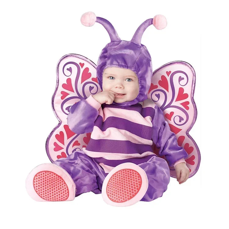 Infant Animal Dress Up Rompers with Hooded Lion, Owl and More Character Styles, Baby and Toddler Costume Outfits for Halloween and Holiday Photos