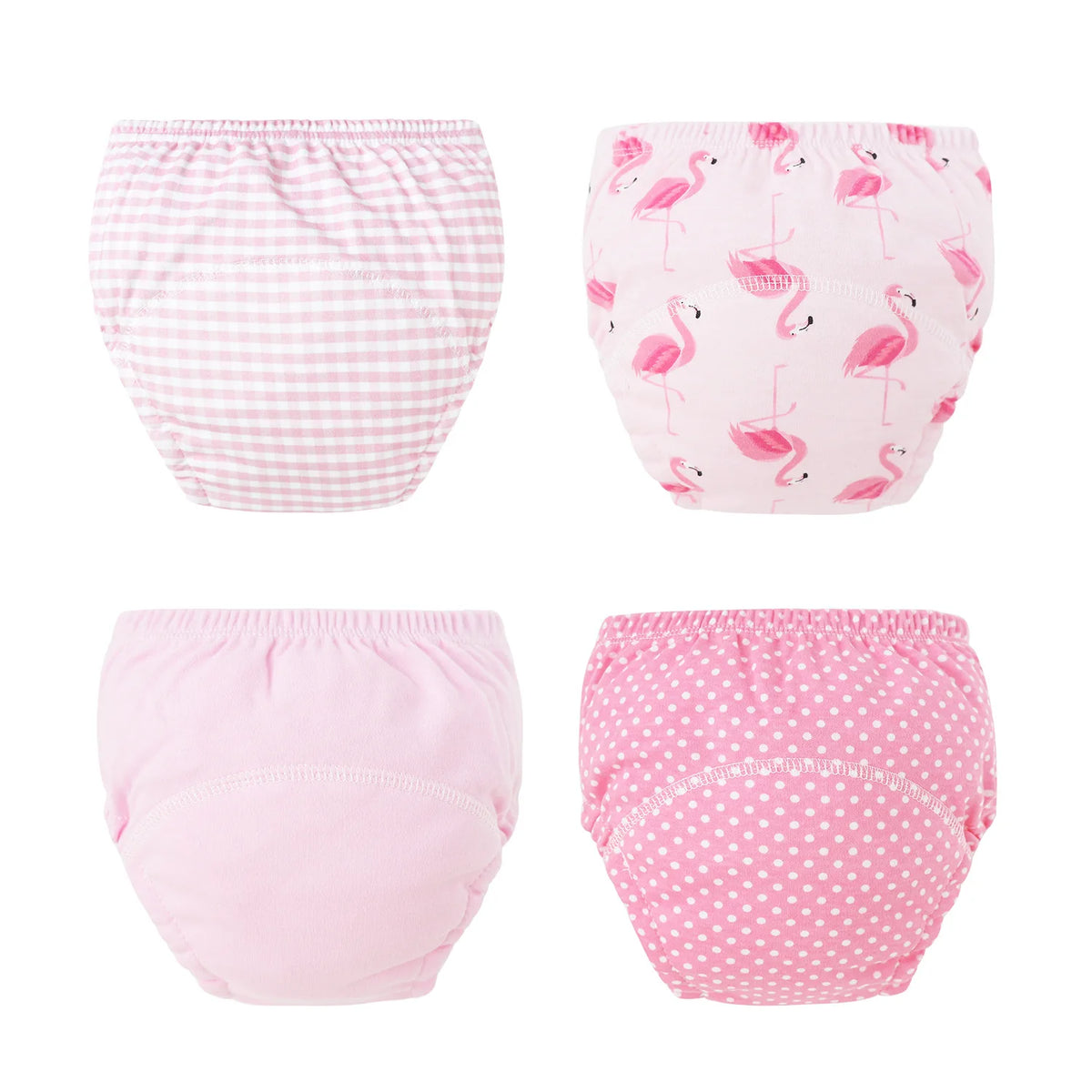 Washable Potty Training Pants Multipack, 4 or 8 Reusable Toddler Underwear Briefs with Printed Designs for Daytime Toilet Learning, Sizes S-XL