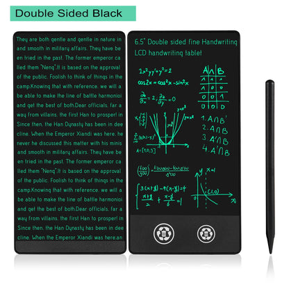 Pocket LCD Writing Pad, 6.5-Inch Full-Screen Fine-Line Tablet with Magnetic Stylus for Meeting Notes, Quick Sketches and Handwriting Practice