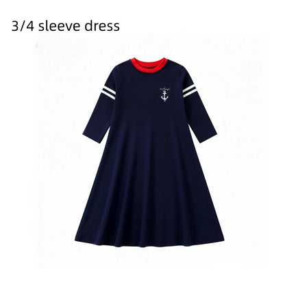 Kids Sailor Outfits in Cotton Jersey, Nautical Dresses, Polo Shirts and Shorts Sets for Boys, Girls and Babies, Summer Sibling Photo Styles