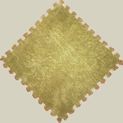 Plush Interlocking Foam Floor Mat with 30 cm Velvet-Topped EVA Tiles, 10 or 20 Pieces for Kids Rooms, Nursery Corners and Indoor Play Areas