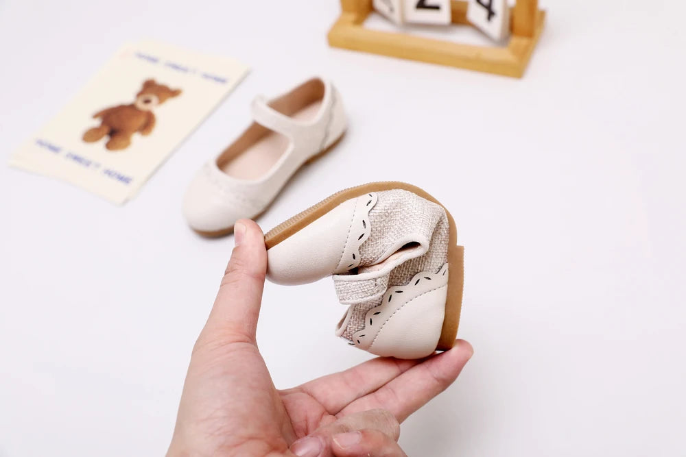 Children Dress Flats in Classic Loafer and T-Strap Styles, Beige Occasion Shoes for Boys and Girls, Weddings, Parties and Family Photos