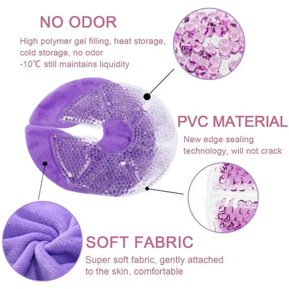 Hot and Cold Breast Therapy Gel Pads for Breastfeeding Moms | Reusable Nursing Comfort Pads for Postpartum Care and Daily Feeding Routines