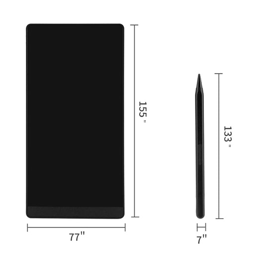 Pocket LCD Writing Pad, 6.5-Inch Full-Screen Fine-Line Tablet with Magnetic Stylus for Meeting Notes, Quick Sketches and Handwriting Practice