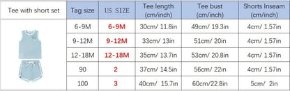 Kids Ringer Matching Outfits in Cotton Jersey with Stamp Graphics, Contrast Trim Dresses, Tees, Shorts and Baby Sets for Summer Photos