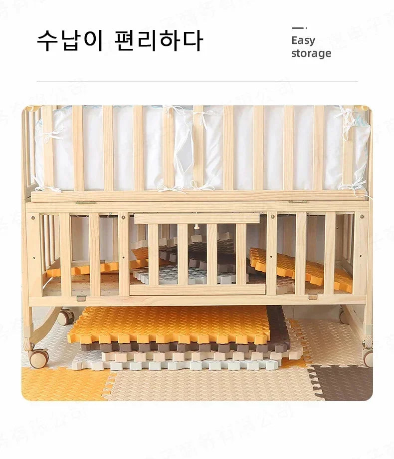Modular Baby Floor Padding Tiles, 30 cm Interlocking Squares with 2.5 cm Thickness in 1, 4, 6 or 8-Piece Options for Supervised Nursery Play