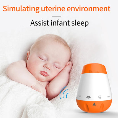 Cry-Activated White Noise Machine for Baby, 6 Soothing Sounds with Rotary Controls, 30-Minute Standby and USB-C Rechargeable 1800mAh Battery