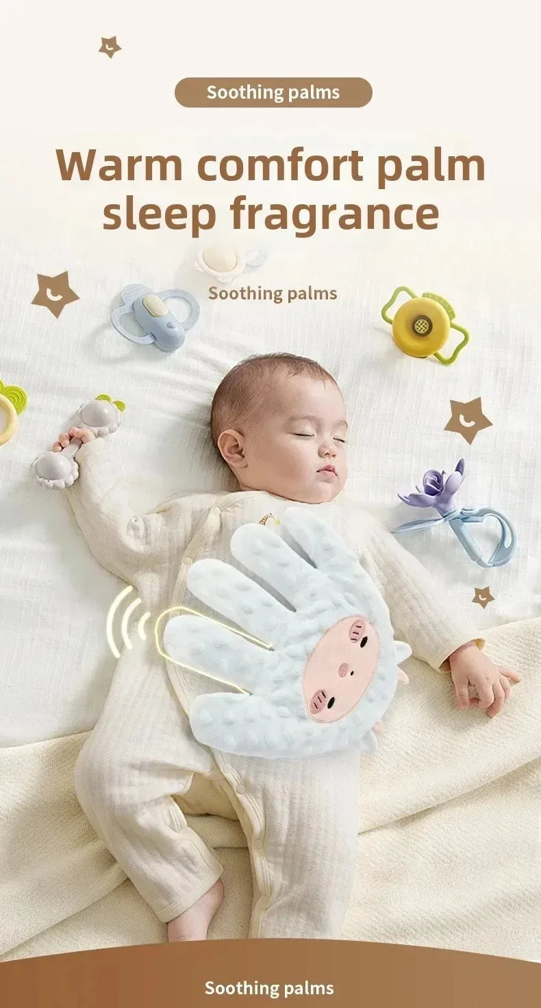 Hand-Shaped Remote Control Plush Toy with Animal Face, Rechargeable Inner Core, Adjustable Settings and Charging Cable for Adult-Operated Use