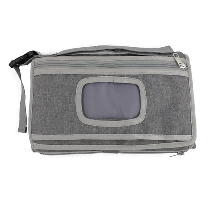 Diaper Changing Clutch with Foldout Baby Mat and Storage Pockets, 3-in-1 Portable Waterproof Changing Pad for Everyday Outings