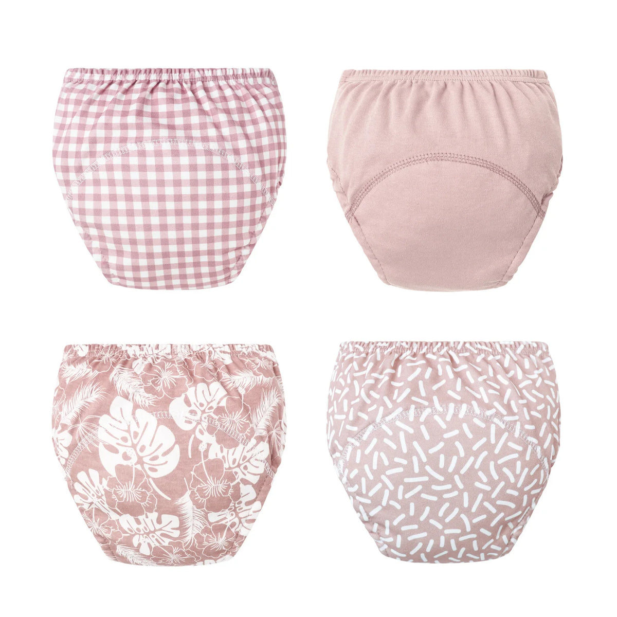 Washable Potty Training Pants Multipack, 4 or 8 Reusable Toddler Underwear Briefs with Printed Designs for Daytime Toilet Learning, Sizes S-XL