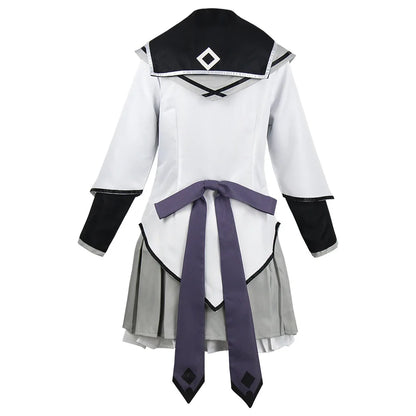 Homura Akemi Costume Set with Coat, Skirt, Bows and Stockings, Anime Cosplay Uniform with Optional 100 cm Wig for Halloween and Conventions