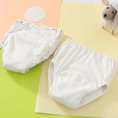 Washable Potty Training Pants Multipack, 4 or 8 Reusable Toddler Underwear Briefs with Printed Designs for Daytime Toilet Learning, Sizes S-XL