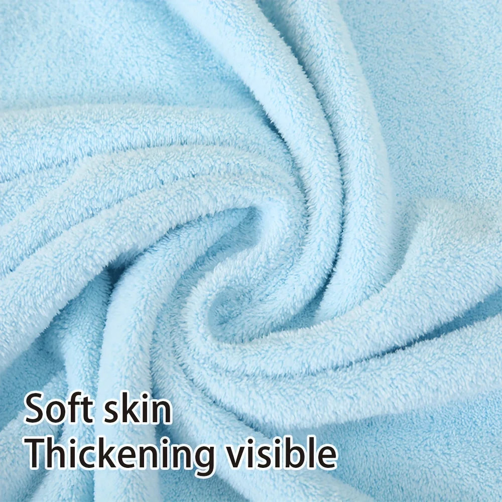 Animal Hooded Baby Towel in Soft Coral Fleece, Newborn Bath Wrap with Six Cute Character Styles for After-Bath, Pool and Beach Drying