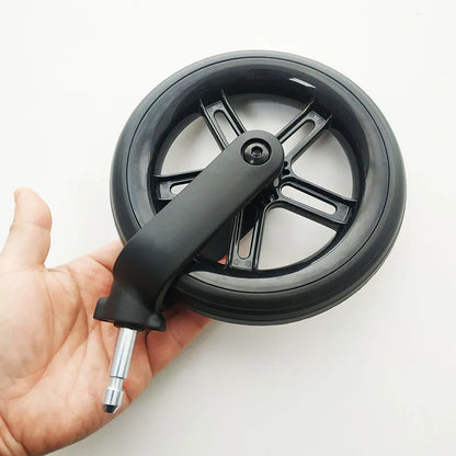 Melio Stroller Replacement Wheel, 17 cm Front or Rear Wheel for Cybex Melio 2/3/Carbon/Pro Series, Single Wheel Accessory for Melio Only