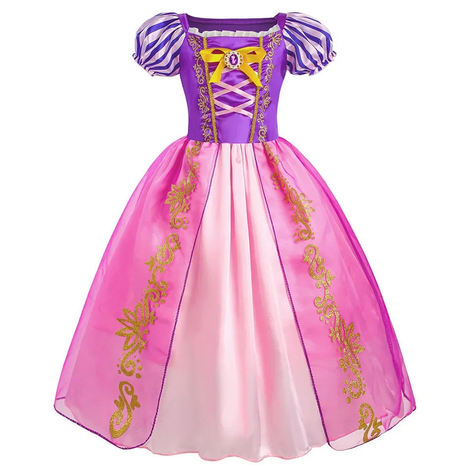 Princess Dress-Up Costumes for Girls with Mermaid and Fairy-Tale Style Options, Cotton-Blend Outfits for Birthdays, Halloween and Pretend Play