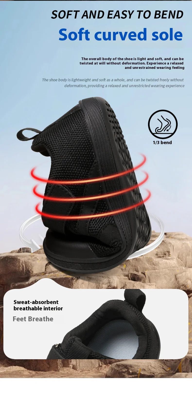 Children’s Minimalist Barefoot Sneakers with Wide Fit, Zero-Drop Design, Mesh Panels and Adjustable Strap for Boys and Girls Everyday Wear